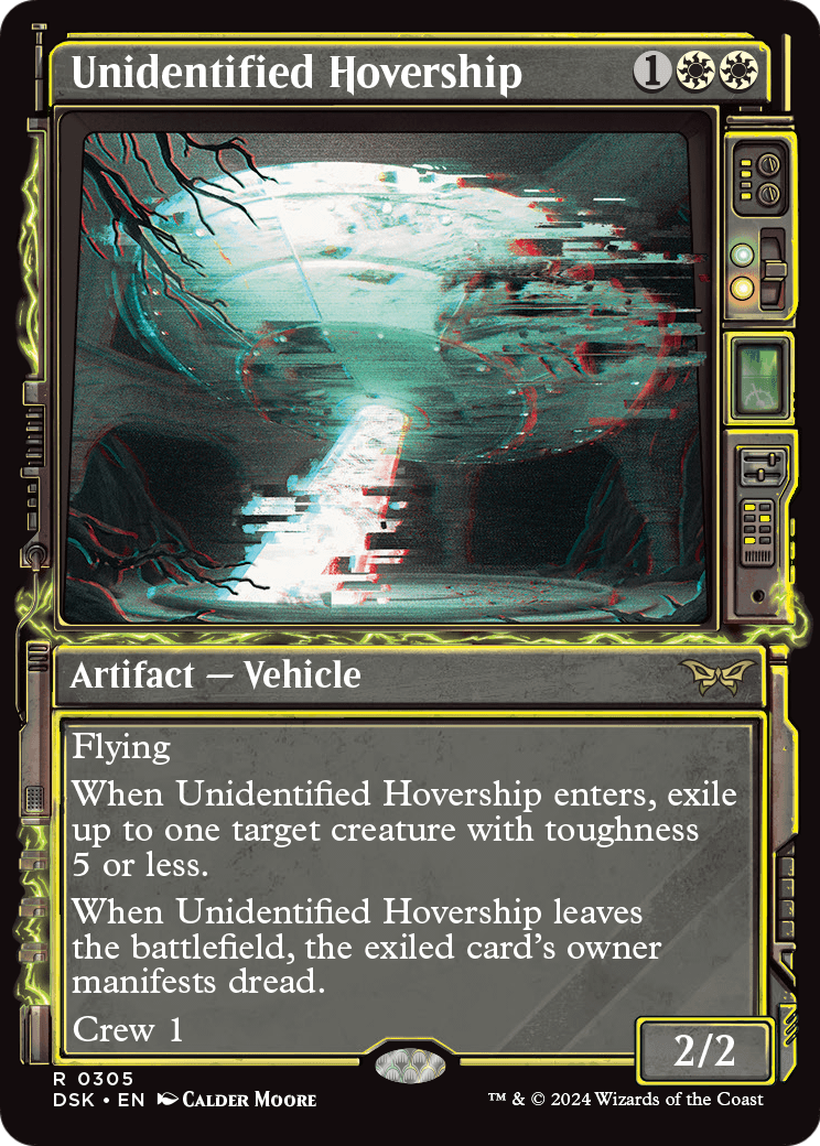 Unidentified Hovership (Showcase) (DSK-305) [Duskmourn: House of Horror]