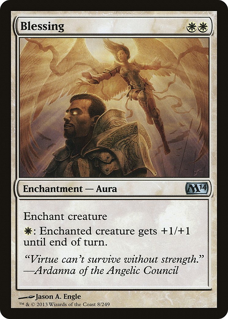 Blessing (M14-008) [Magic 2014] Foil