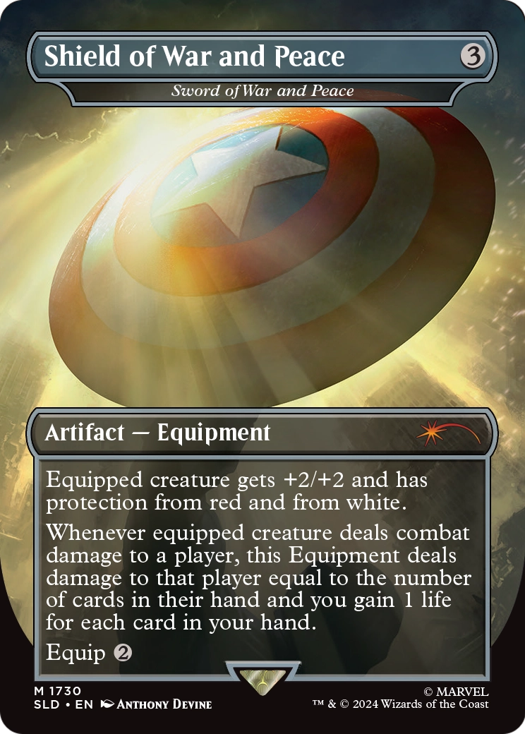 Sword of War and Peace (SLD-1730) (Borderless) [Secret Lair Drop]