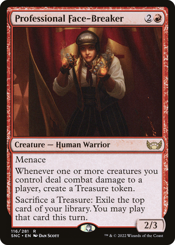 Professional Face-Breaker (SNC-116) [Streets of New Capenna] Foil