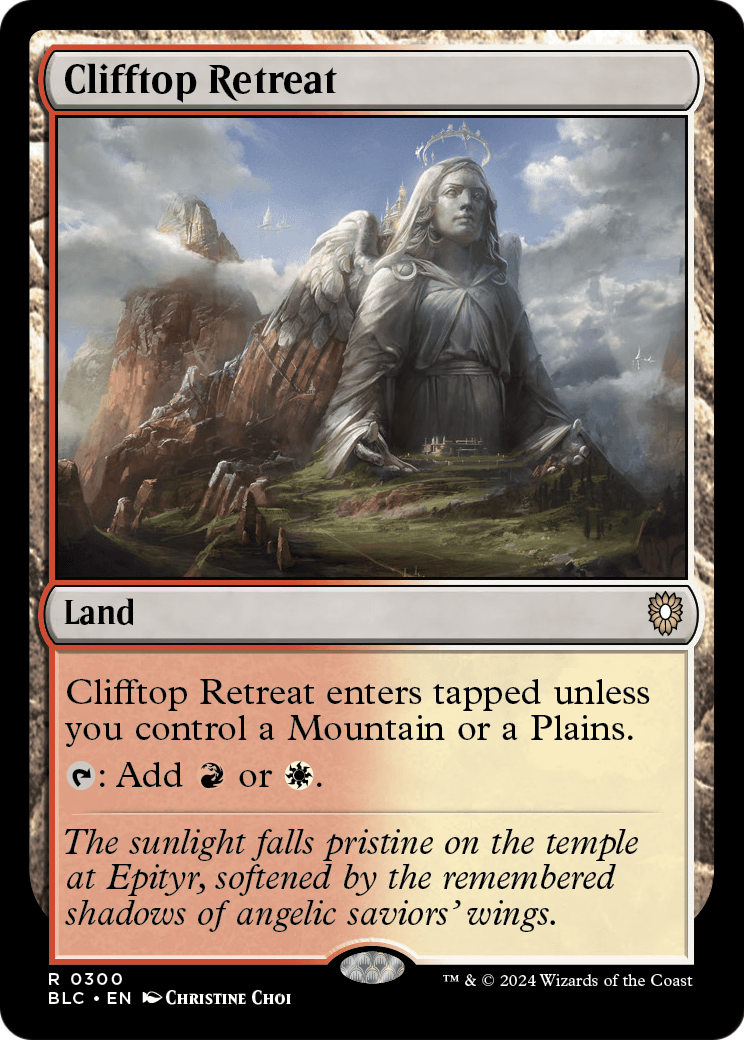 Clifftop Retreat (BLC-300) [Bloomburrow Commander]