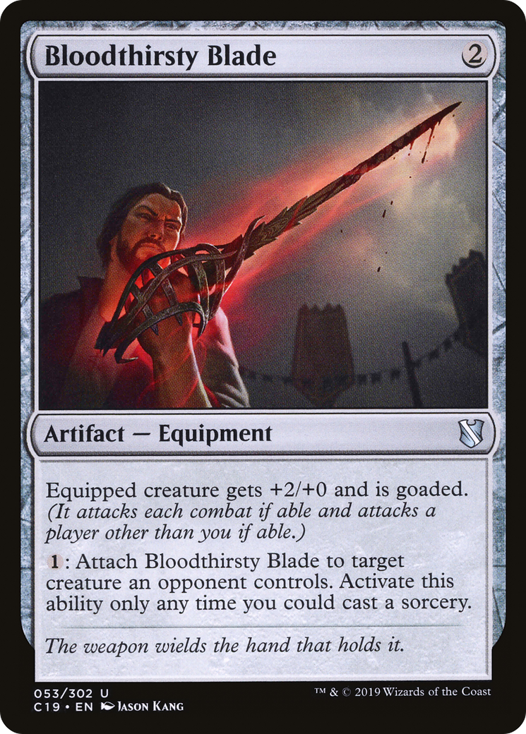 Bloodthirsty Blade (C19-053) [Commander 2019]