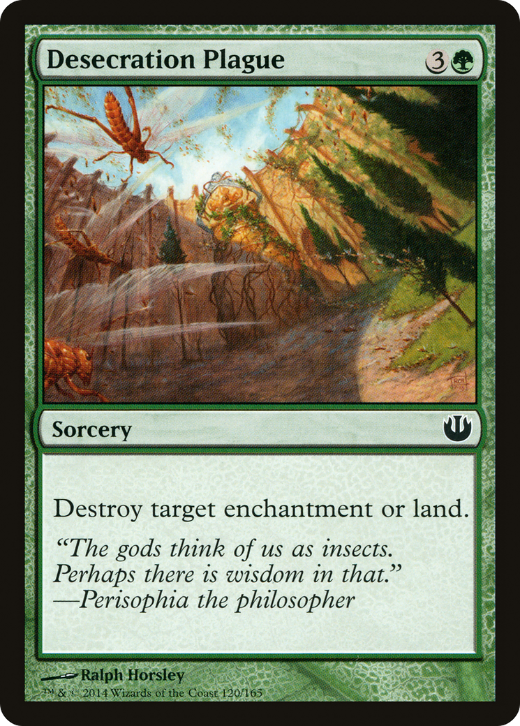 Desecration Plague (JOU-120) [Journey into Nyx] Foil