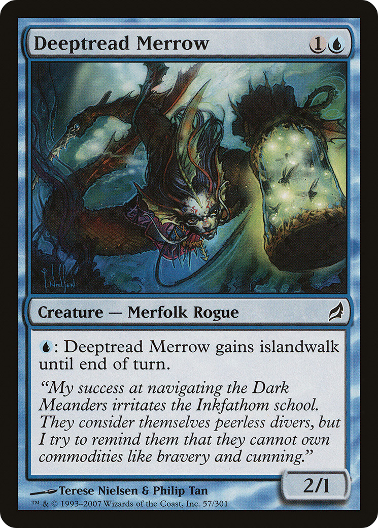 Deeptread Merrow (LRW-057) [Lorwyn] Foil