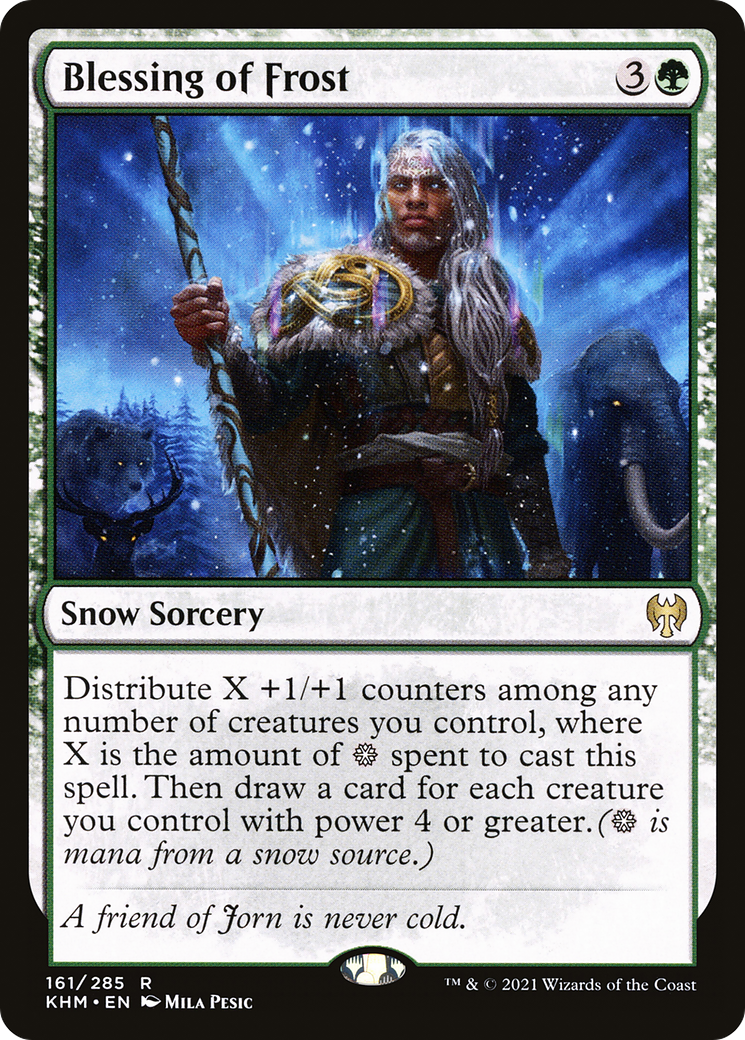 Blessing of Frost (KHM-161) [Kaldheim] Foil