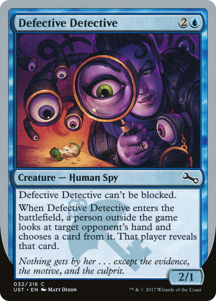 Defective Detective (UST-032) [Unstable] Foil