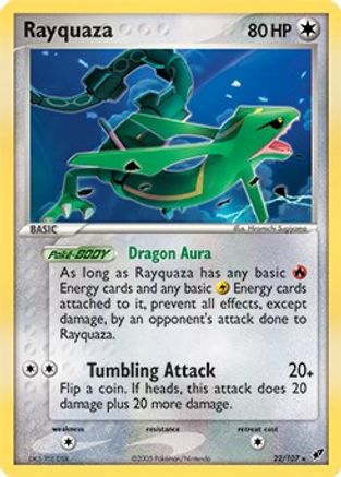 Rayquaza (22/107) [Deck Exclusives] Holofoil - Holo Rare