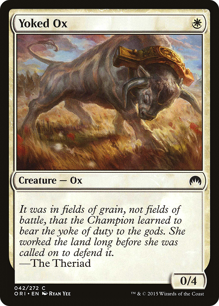 Yoked Ox (ORI-042) [Magic Origins]