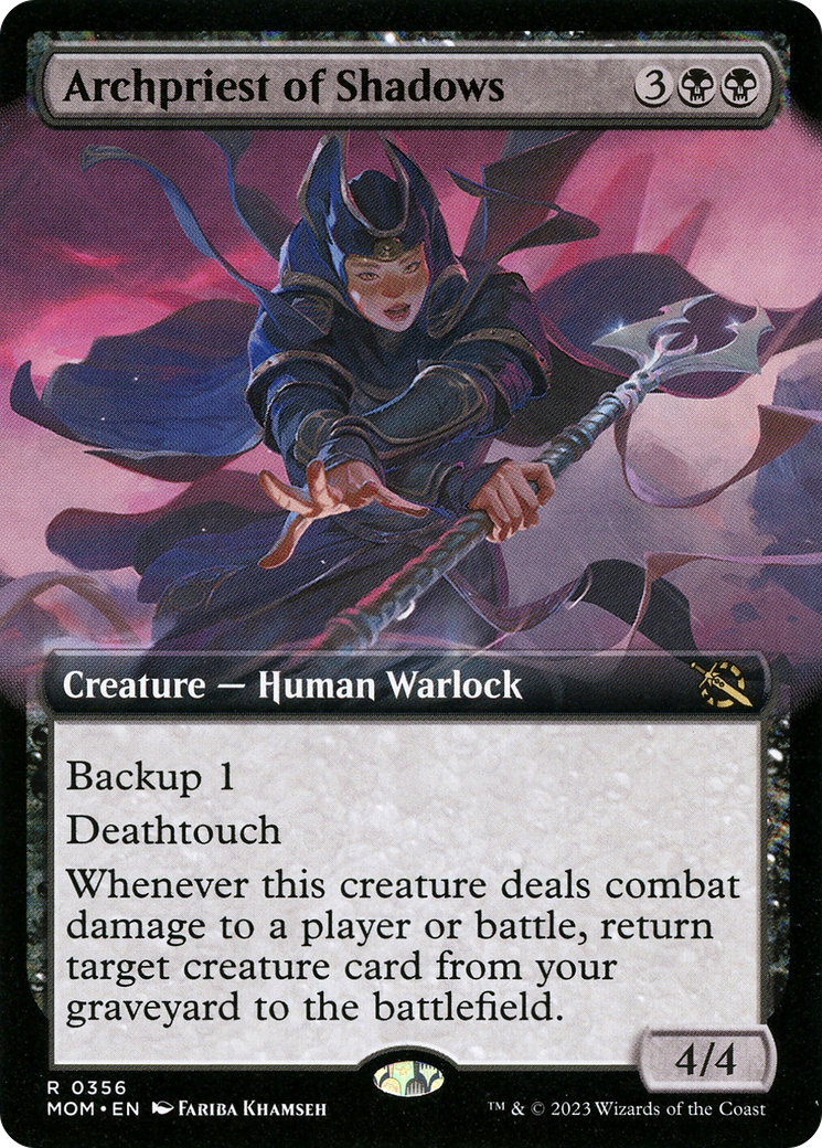 Archpriest of Shadows (Extended Art) (MOM-356) [March of the Machine] Foil