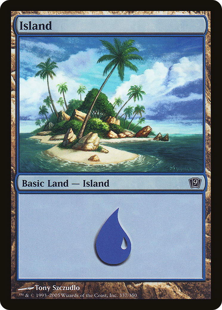 Island (9ED-337) [9th Edition] Foil