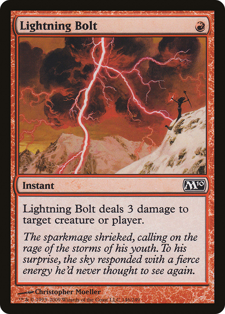 Lightning Bolt (M10-146) [Magic 2010]