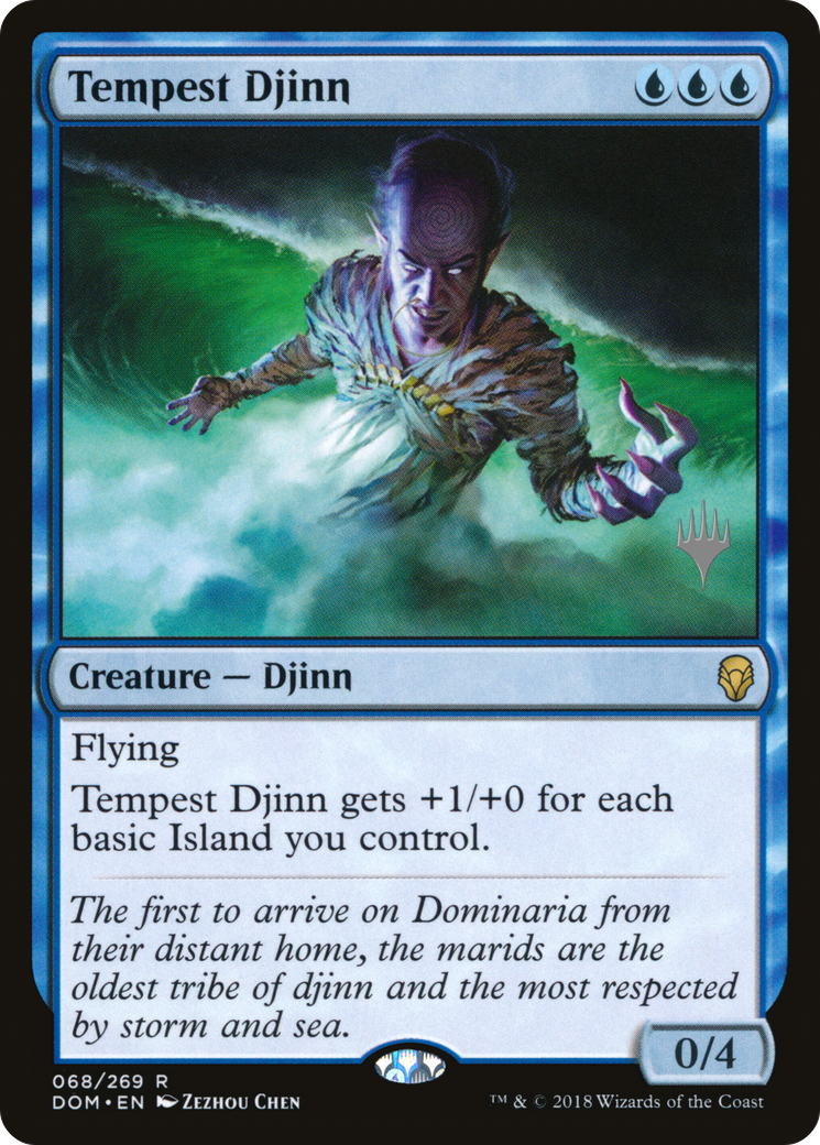 Tempest Djinn (PPM20-068) [Promo Pack: Dominaria Promos] Foil