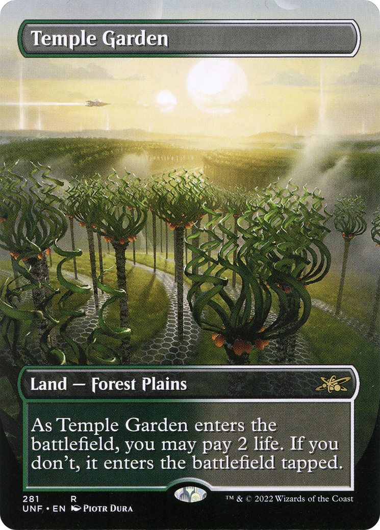 Temple Garden (Borderless) (UNF-281) [Unfinity]