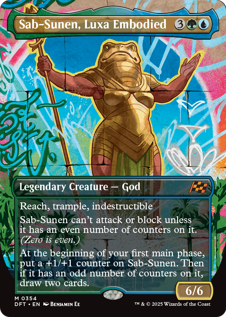 Sab-Sunen, Luxa Embodied (Borderless) (DFT-354) [Aetherdrift] Foil