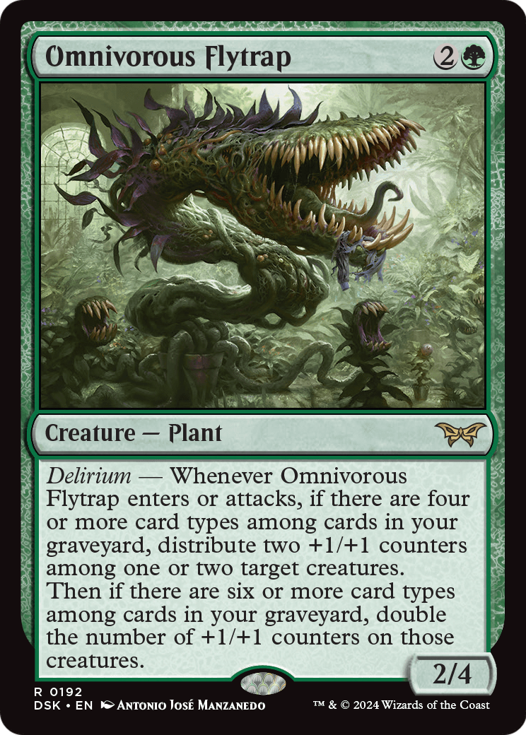 Omnivorous Flytrap (DSK-192) [Duskmourn: House of Horror]