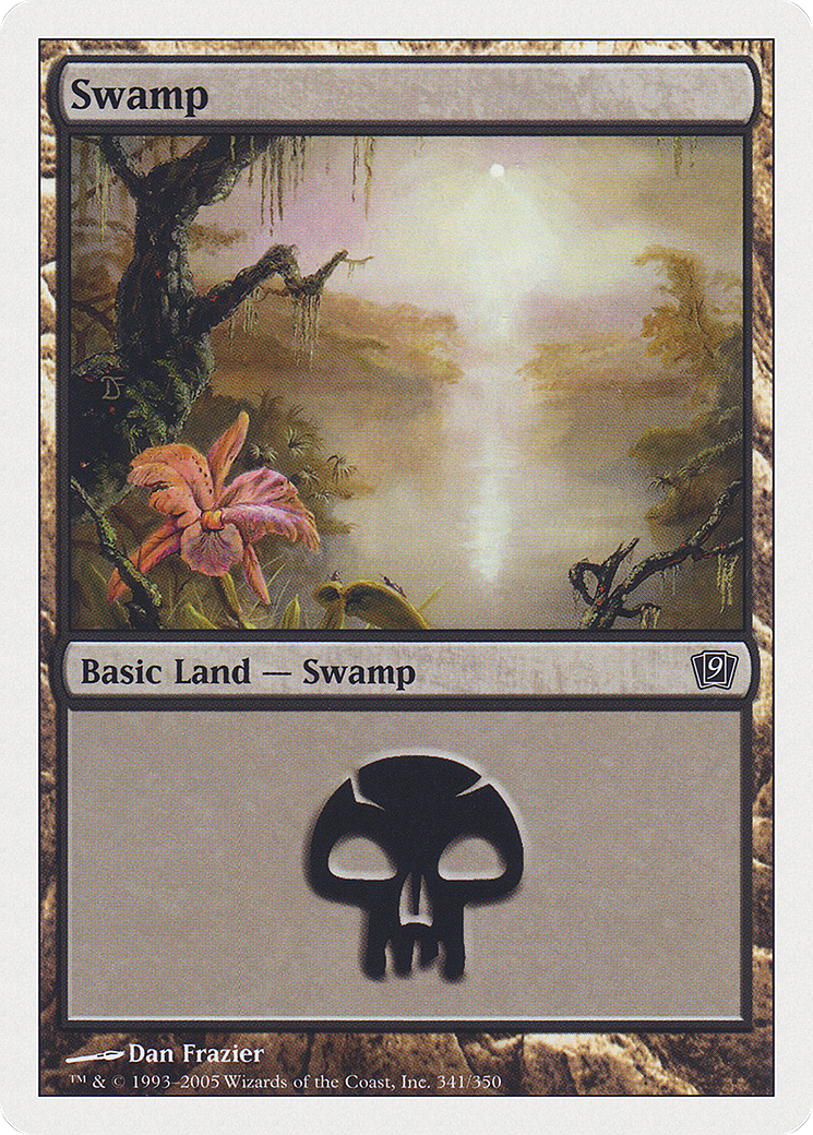 Swamp (9ED-341) [9th Edition] Foil