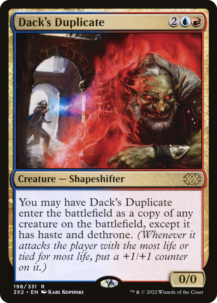 Dack's Duplicate (2X2-198) [Double Masters 2022] Foil