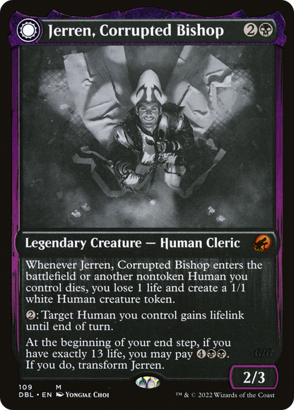 Jerren, Corrupted Bishop (DBL-109) [Innistrad: Double Feature]
