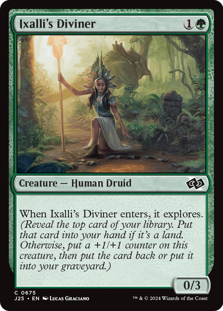 Ixalli's Diviner (J25-675) [Foundations Jumpstart]