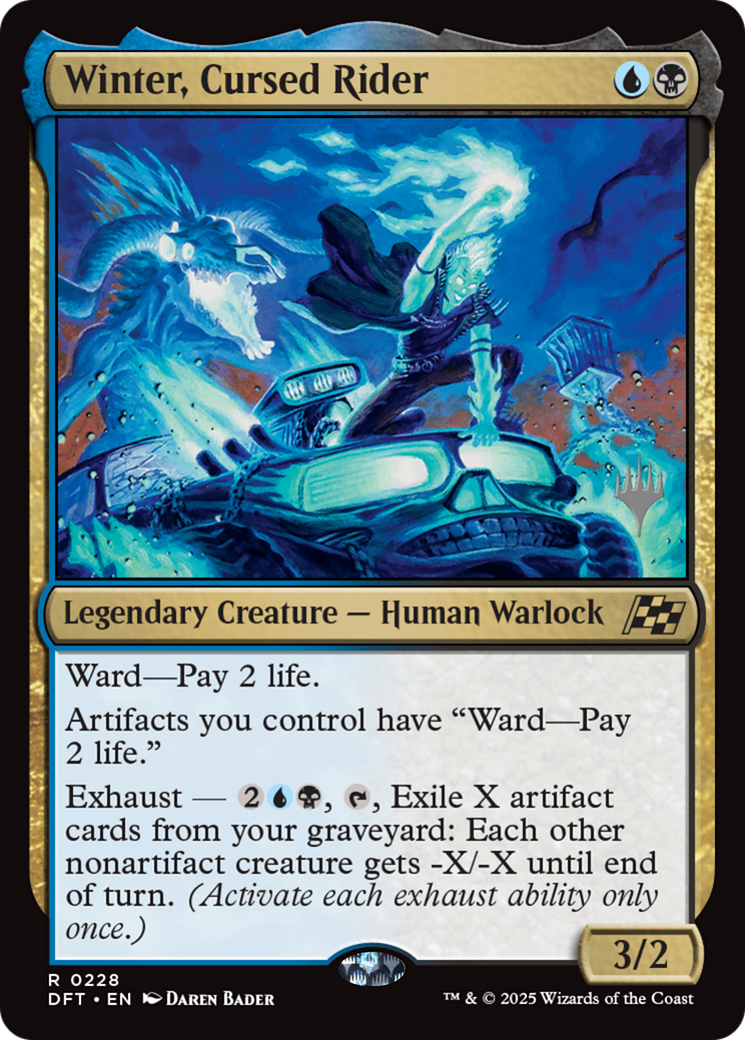 Winter, Cursed Rider (PPDFT-228) [Promo Pack: Aetherdrift]