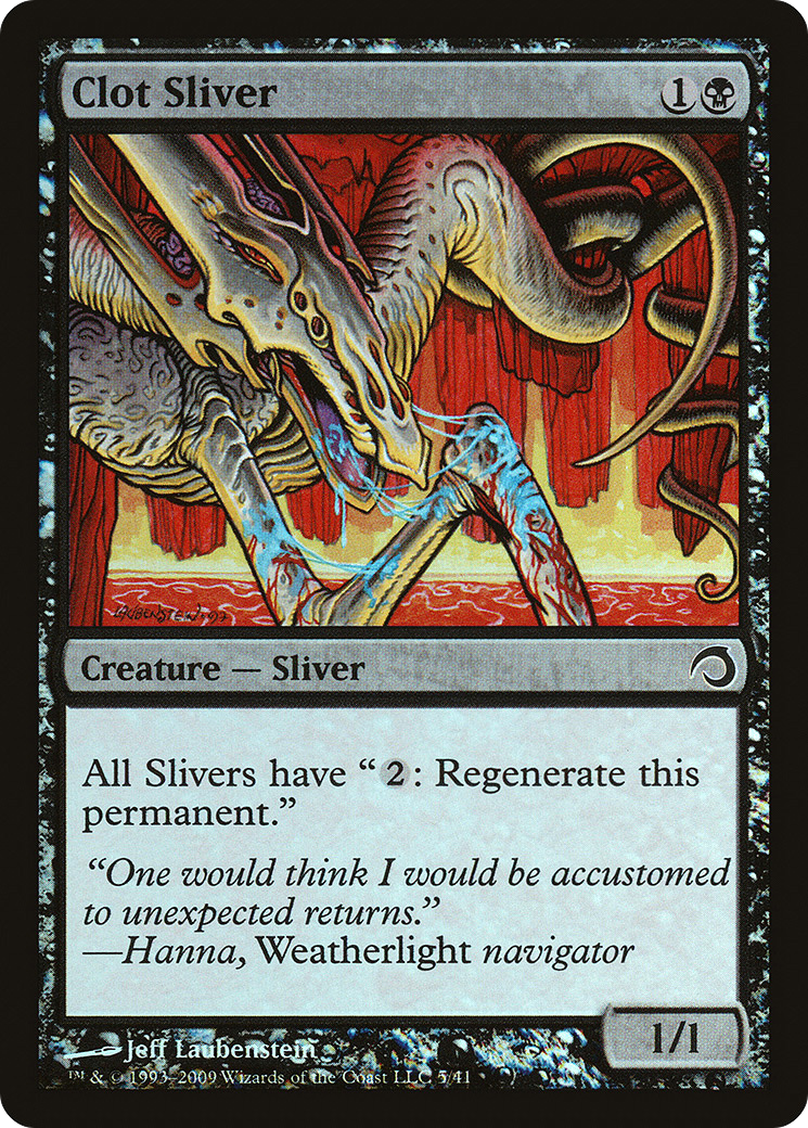 Clot Sliver (PDS-005) [Premium Deck Series: Slivers] Foil