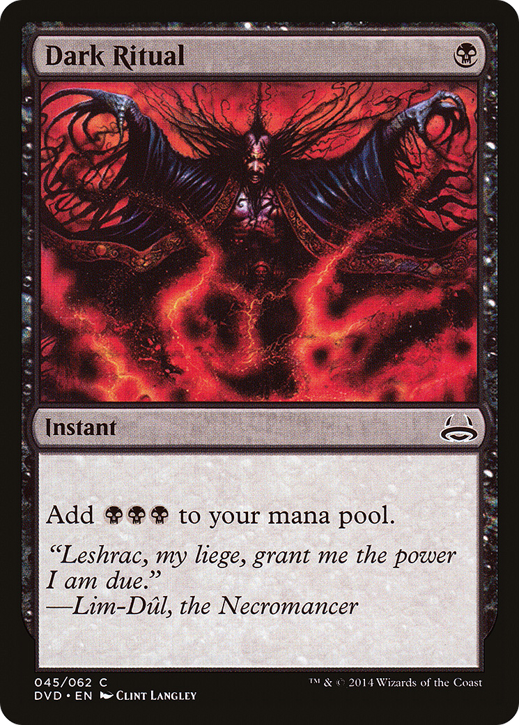 Dark Ritual (DD3-045) [Duel Decks Anthology: Divine vs. Demonic]
