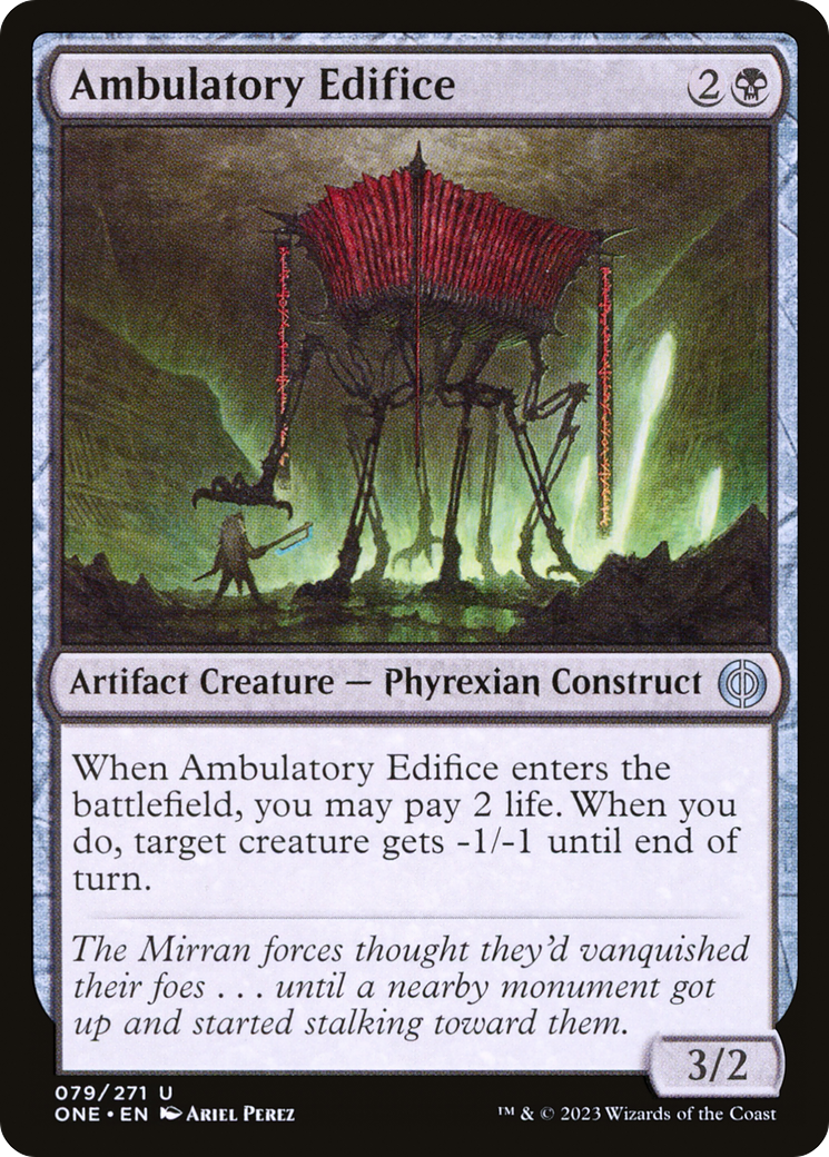 Ambulatory Edifice (ONE-079) [Phyrexia: All Will Be One]