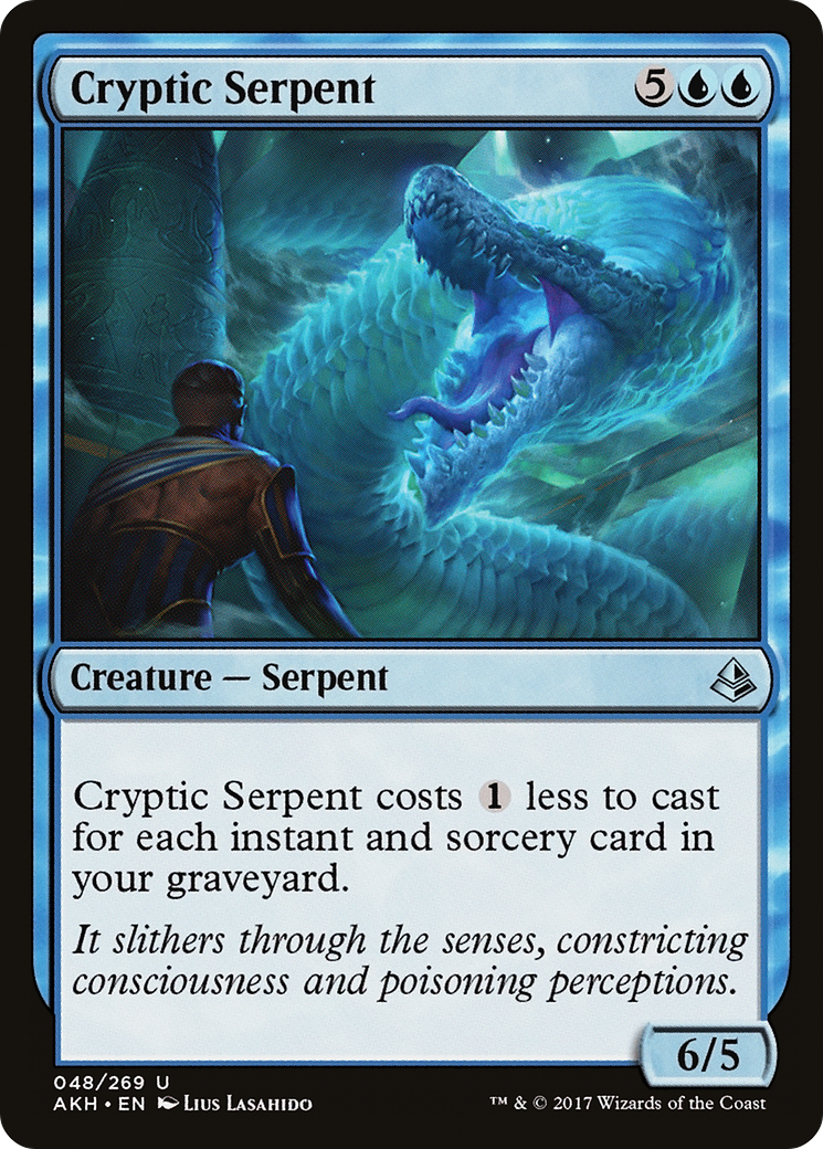 Cryptic Serpent (AKH-048) [Amonkhet] Foil