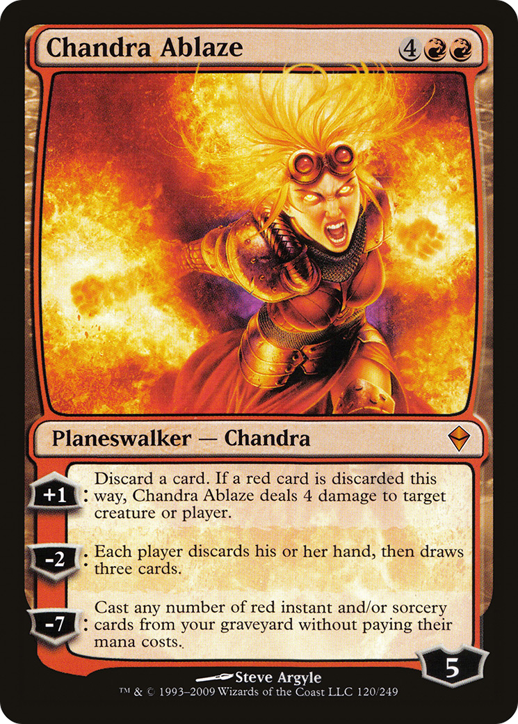 Chandra Ablaze (ZEN-120) [Zendikar]