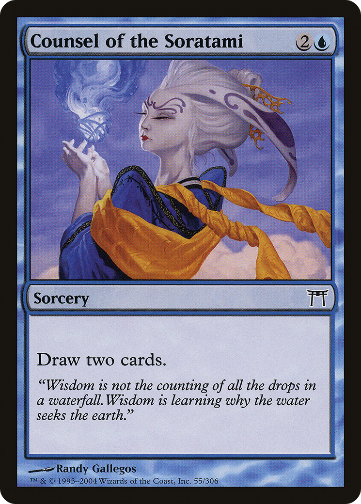 Counsel of the Soratami (CHK-055) [Champions of Kamigawa] Foil