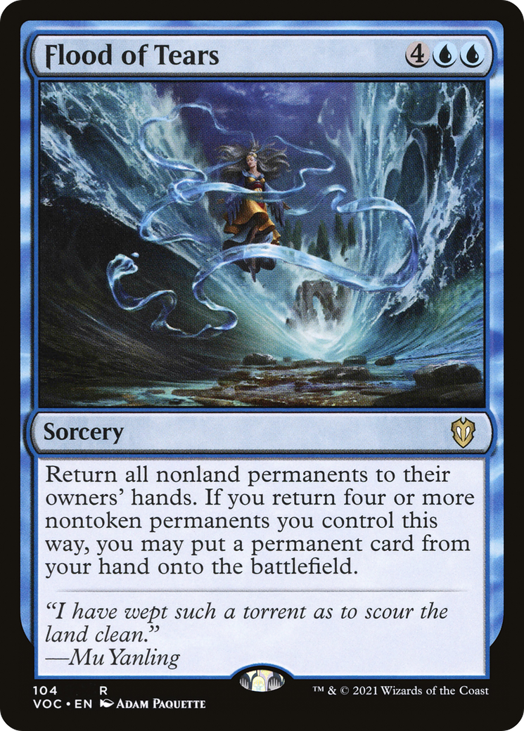 Flood of Tears (VOC-104) [Crimson Vow Commander]
