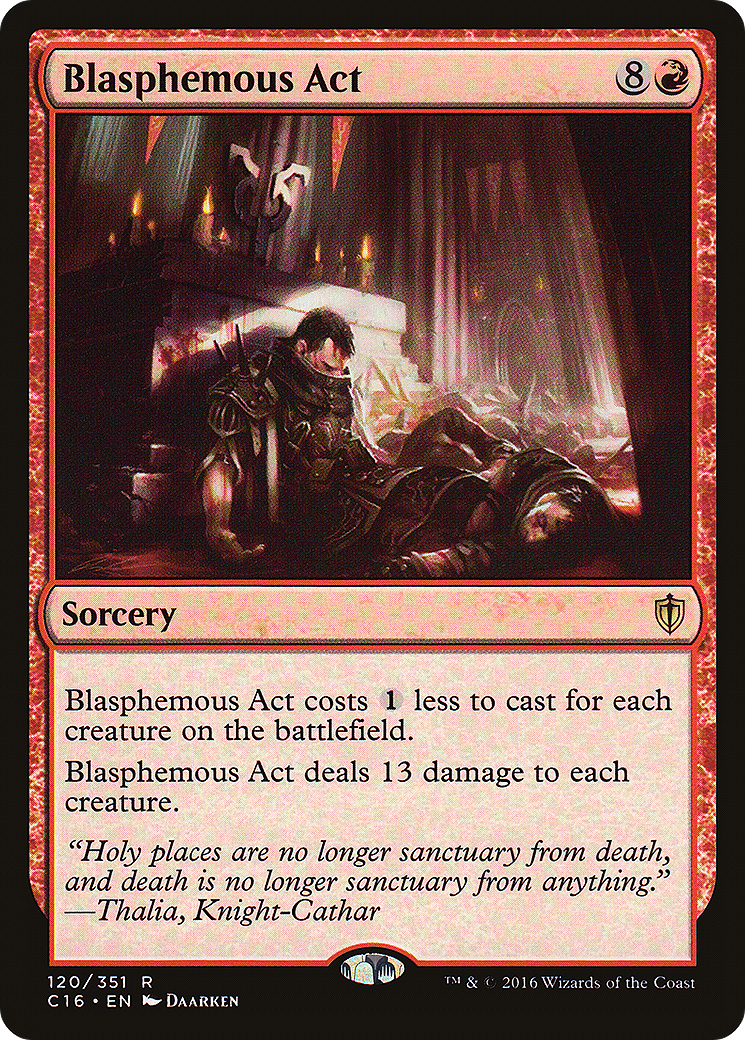 Blasphemous Act (C16-120) [Commander 2016]