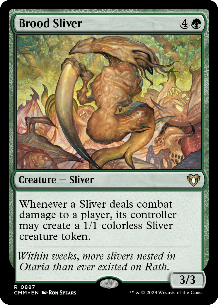 Brood Sliver (CMM-887) [Commander Masters]