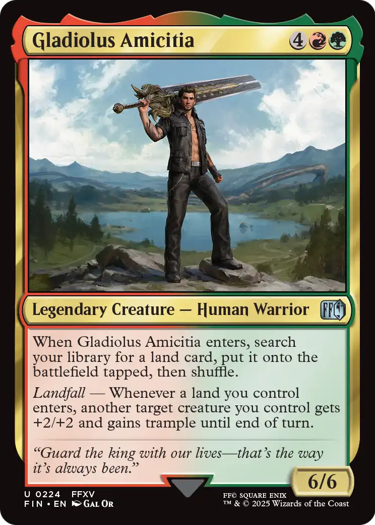 Gladiolus Amicitia (FIN-224) [FINAL FANTASY] Foil
