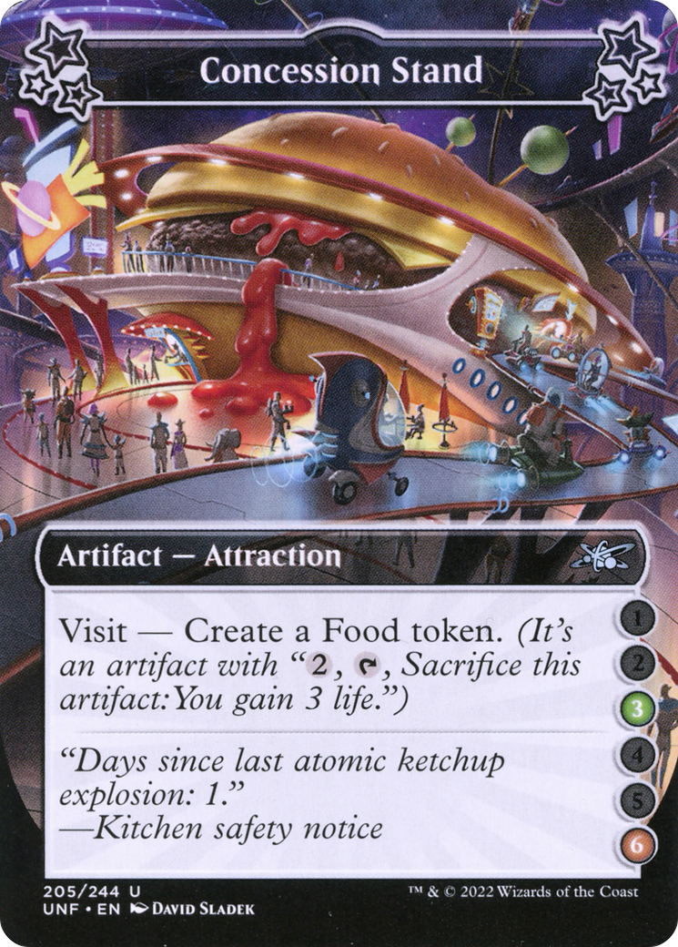 Concession Stand (3-6) (UNF-205) [Unfinity] Foil