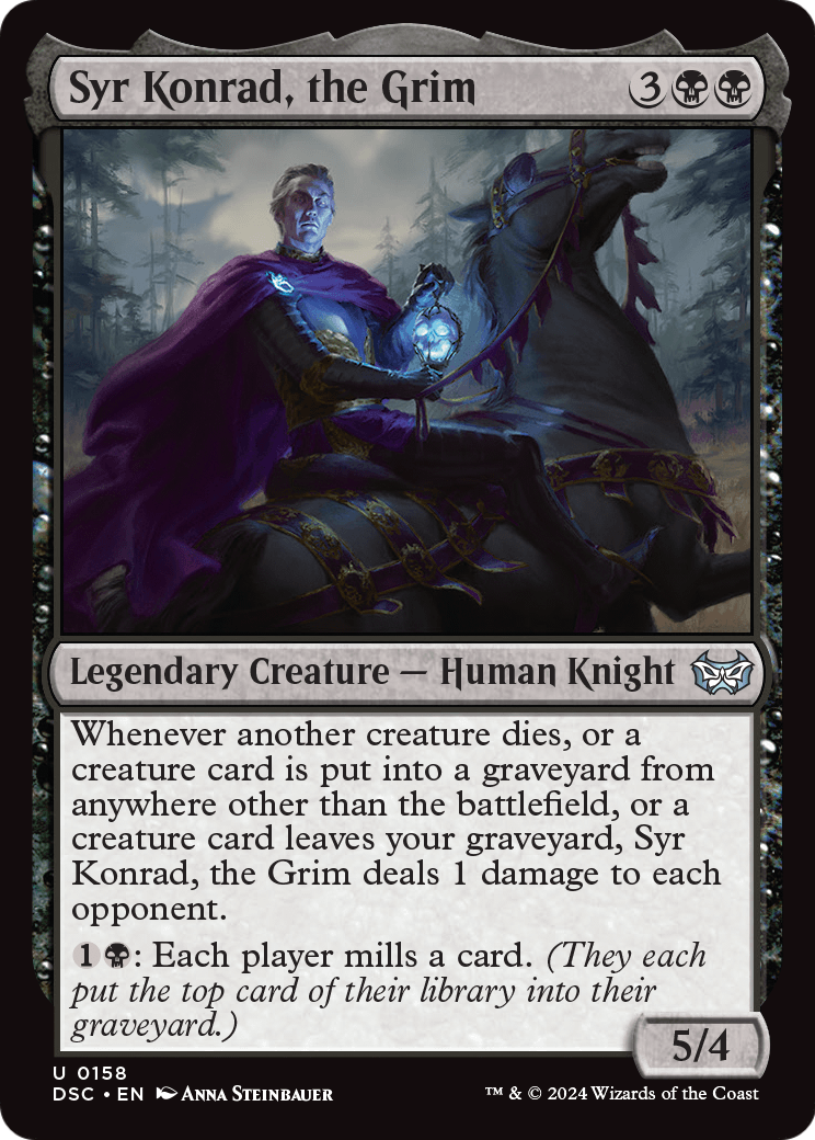 Syr Konrad, the Grim (DSC-158) [Duskmourn: House of Horror Commander]