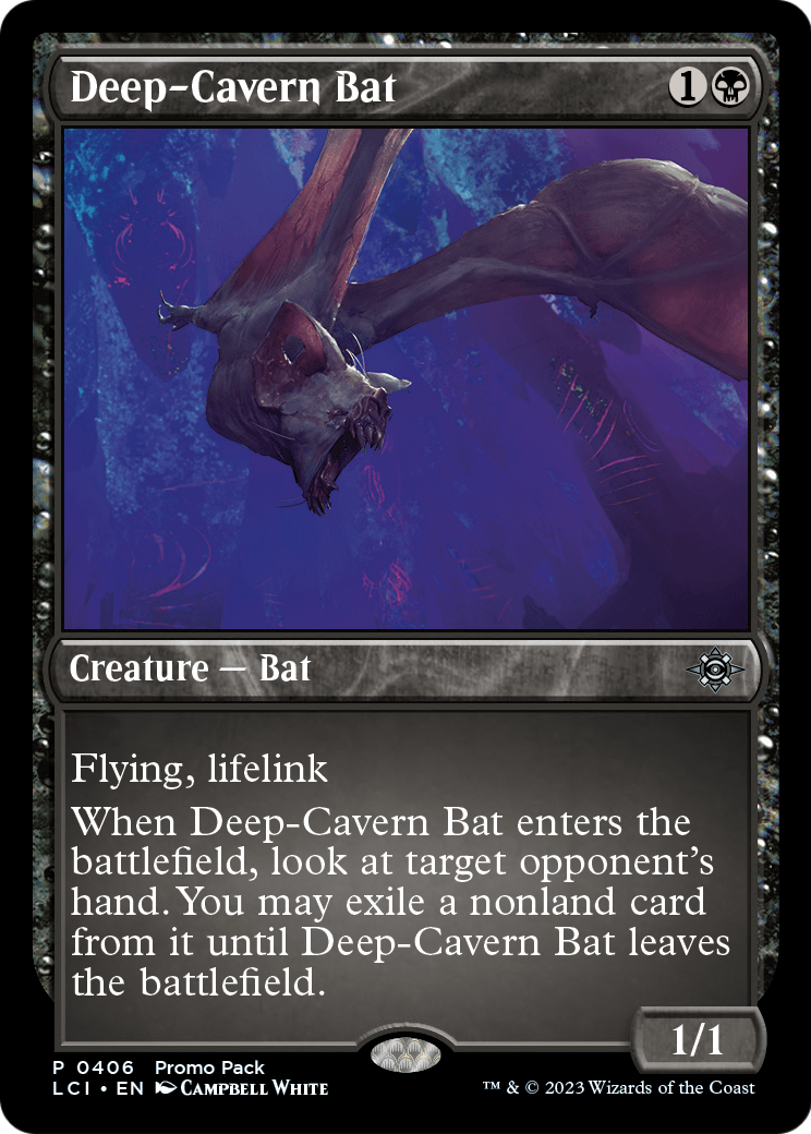 Deep-Cavern Bat (PPLCI-406) [Promo Pack: The Lost Caverns of Ixalan]