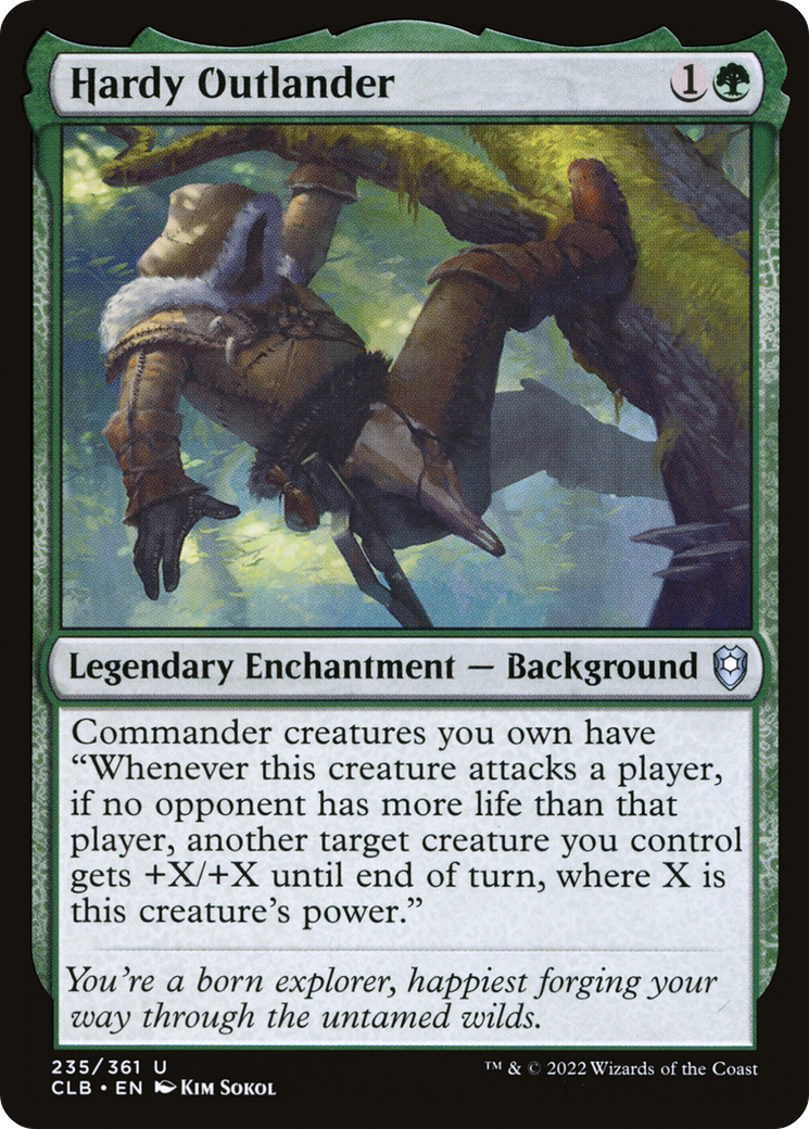 Hardy Outlander (CLB-235) [Commander Legends: Battle for Baldur's Gate]