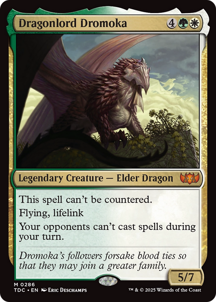 Dragonlord Dromoka (TDC-286) [Commander: Tarkir: Dragonstorm]