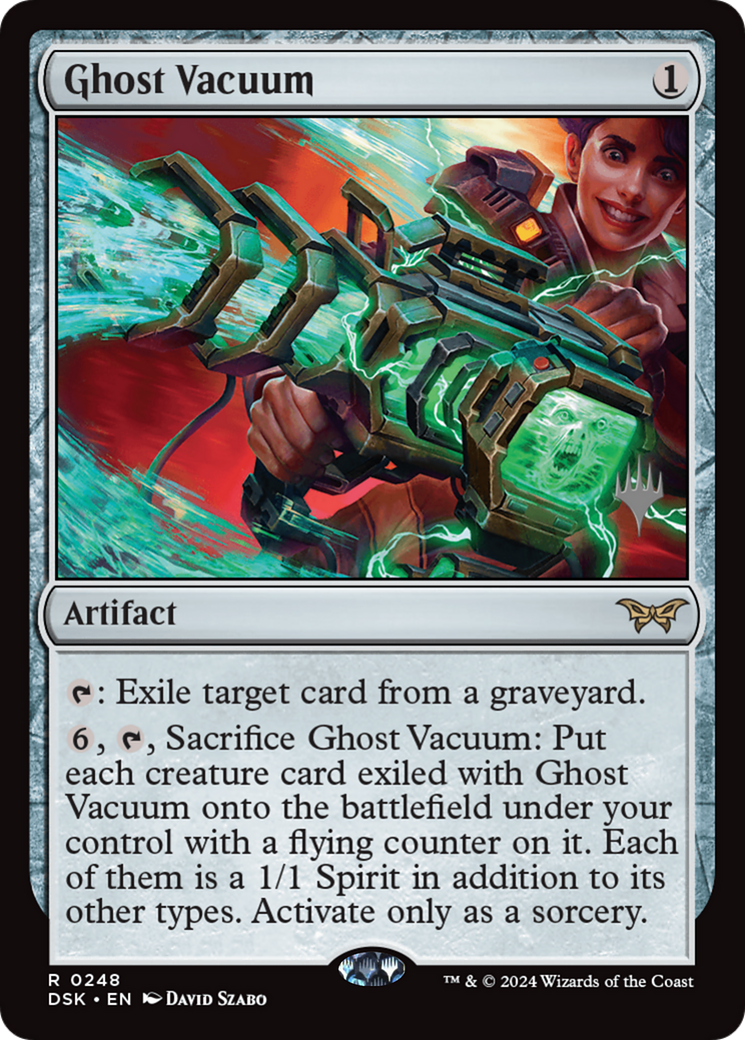 Ghost Vacuum (PPDSK-248) [Promo Pack: Duskmourn: House of Horror Promos] Foil