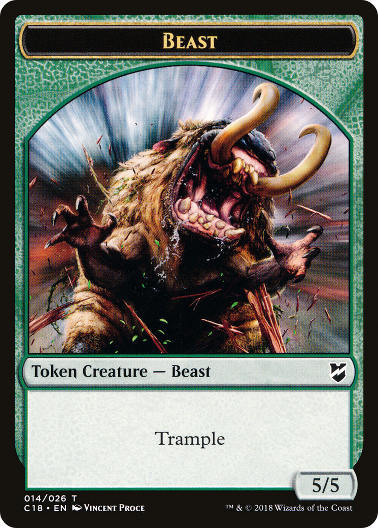 Beast (TC18-014) [Commander 2018 Tokens]