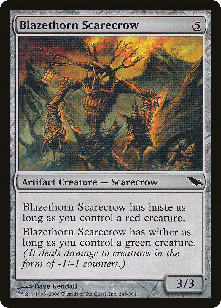 Blazethorn Scarecrow (SHM-246) [Shadowmoor]
