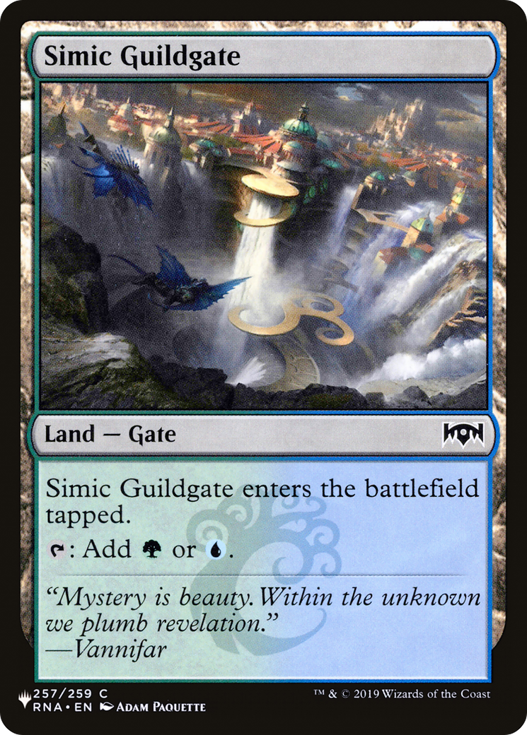 Simic Guildgate (LIST-RNA-257) [The List Reprints]