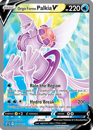 Origin Forme Palkia V (SWSH253/307) [SWSH Sword & Shield Promo Cards] Holofoil - Promo
