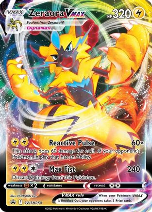 Zeraora VMAX (SWSH264/307) [SWSH Sword & Shield Promo Cards] Holofoil - Promo
