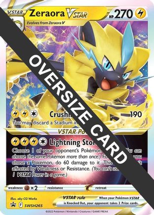 Zeraora VSTAR - SWSH265 (SWSH265) [Jumbo Cards] Holofoil - Promo