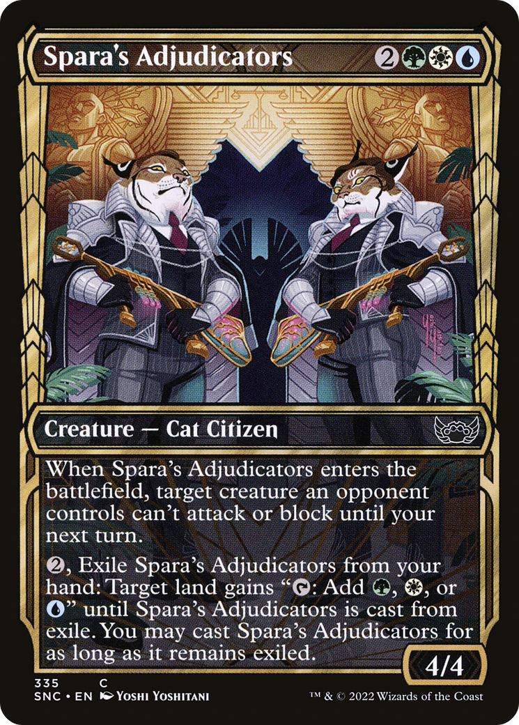 Spara's Adjudicators (Showcase) (SNC-335) [Streets of New Capenna] Foil