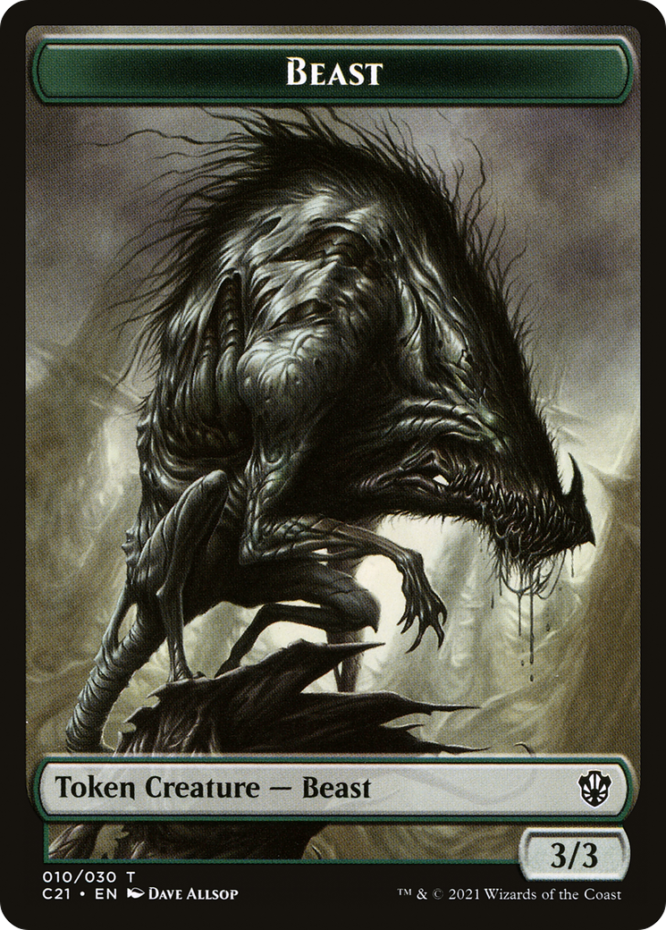 Beast (TC21-010) [Commander 2021 Tokens]