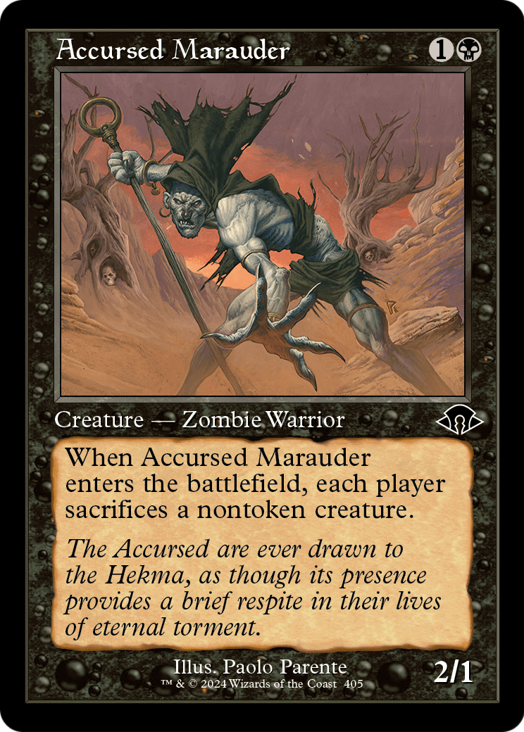 Accursed Marauder (Retro Frame) (MH3-405) [Modern Horizons 3]