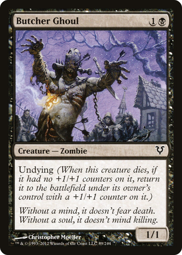 Butcher Ghoul (AVR-089) [Avacyn Restored] Foil